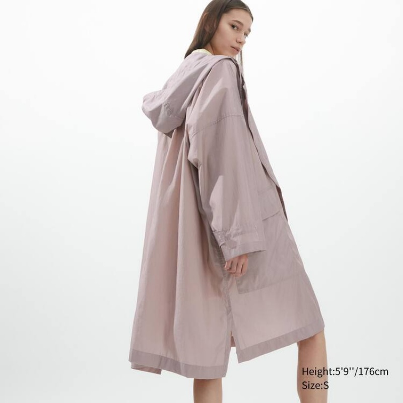 Chaquetas Uniqlo U Poncho Mujer Rosas | 6528URXJI