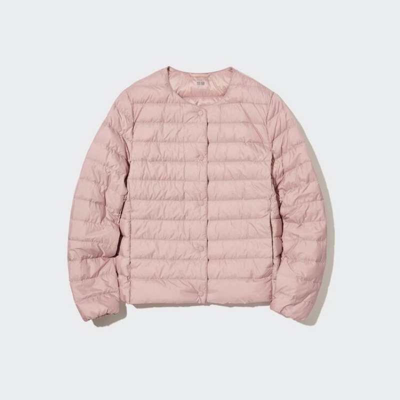 Chaquetas Uniqlo Ultra Light Down Compact Mujer Rosas | 3095YGEWU