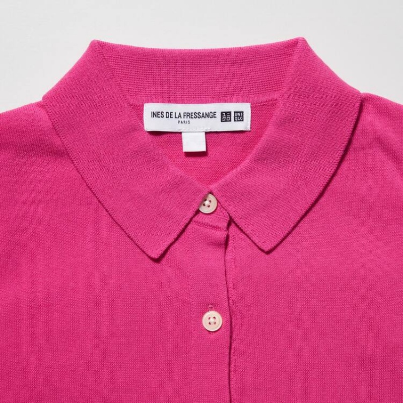 Cárdigan Uniqlo Ines De La Fressange De Punto Polo Mujer Rosas | 6742BARTL