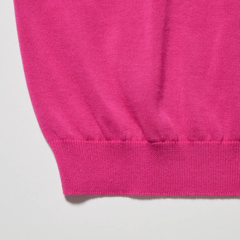 Cárdigan Uniqlo Ines De La Fressange De Punto Polo Mujer Rosas | 6742BARTL