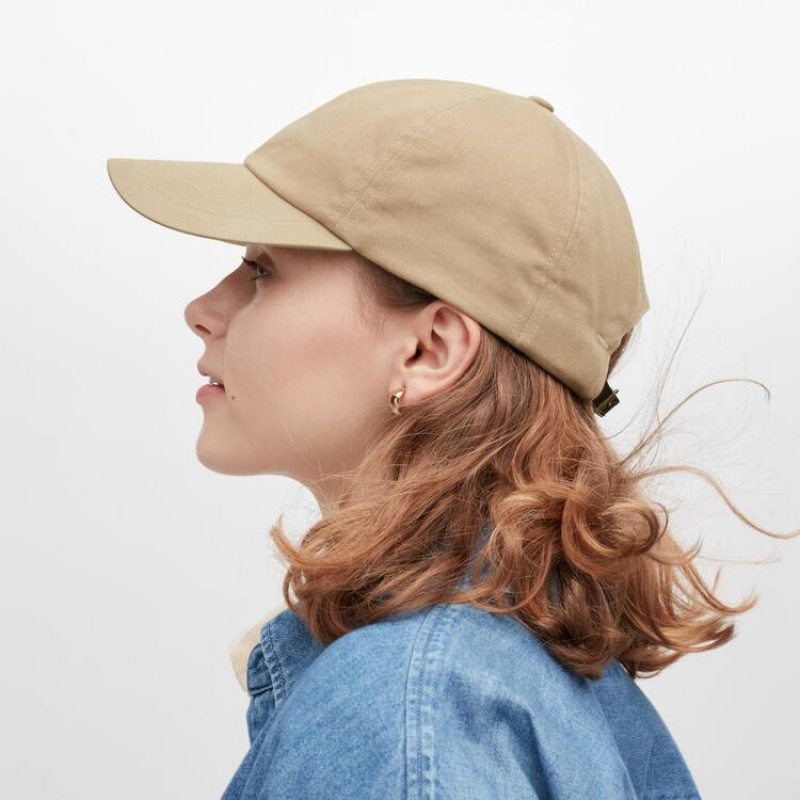 Gorras Uniqlo Twill Hombre Beige | 7092JAUVN