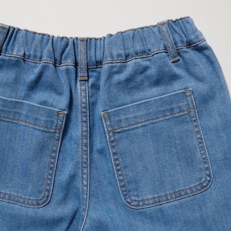 Jeans Uniqlo Girlsgy Niños Azules | 7286PYZIB