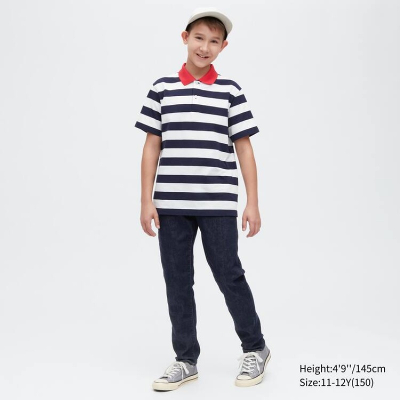 Jeans Uniqlo Super Soft Niños Azules | 2156PQMDY