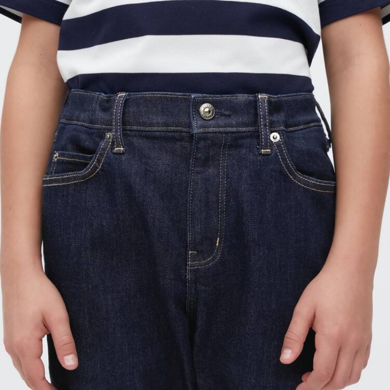 Jeans Uniqlo Super Soft Niños Azules | 2156PQMDY