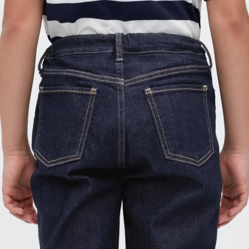 Jeans Uniqlo Super Soft Niños Azules | 2156PQMDY