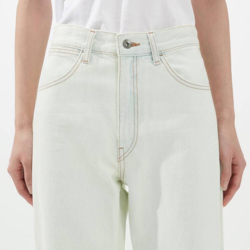 Jeans Uniqlo U Curved Mujer Blancas | 4308RLPGB