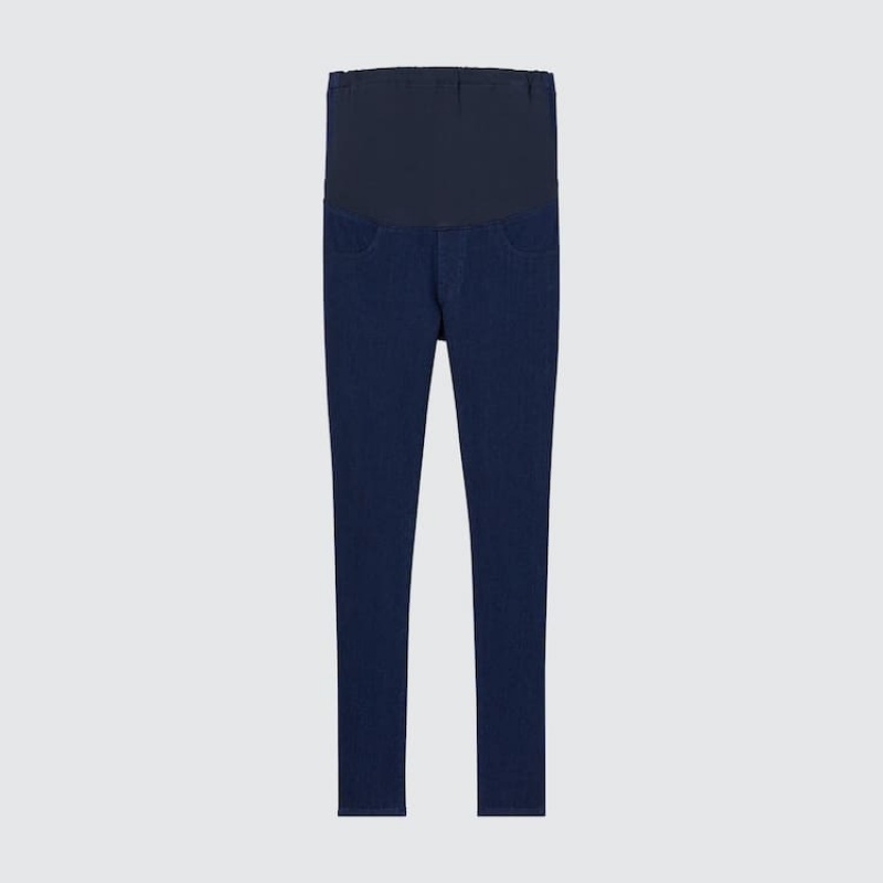 Jeans Uniqlo Ultra Stretch Denim Maternity Mujer Azules | 1963SDQTU