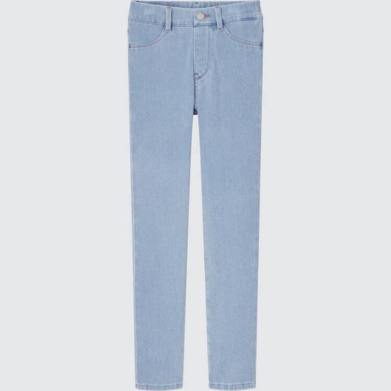 Jeans Uniqlo Ultra Stretch Denim Niños Azules | 3542SUOBP