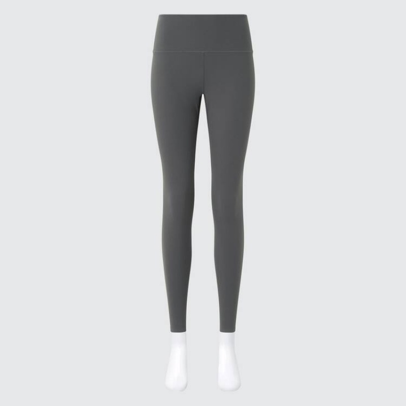 Leggins Uniqlo Airism Uv Protection Mujer Gris | 8925KQRCI