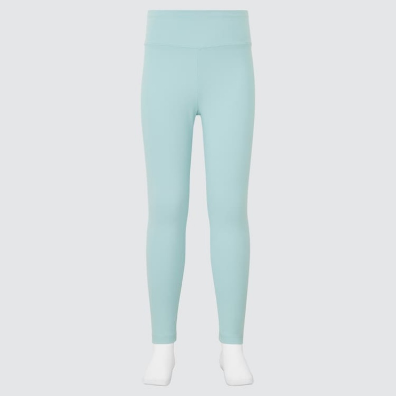 Leggins Uniqlo Airism Uv Protection Soft Niños Verde | 4805AQULR