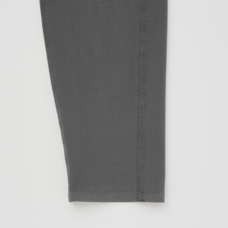 Leggins Uniqlo Airism Uv Protection With Pockets (Long) Mujer Gris | 6028GQBAF