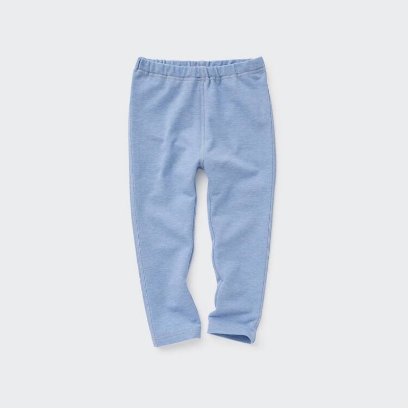 Leggins Uniqlo Algodon Denim-look Bebe Azules | 0793KINDA