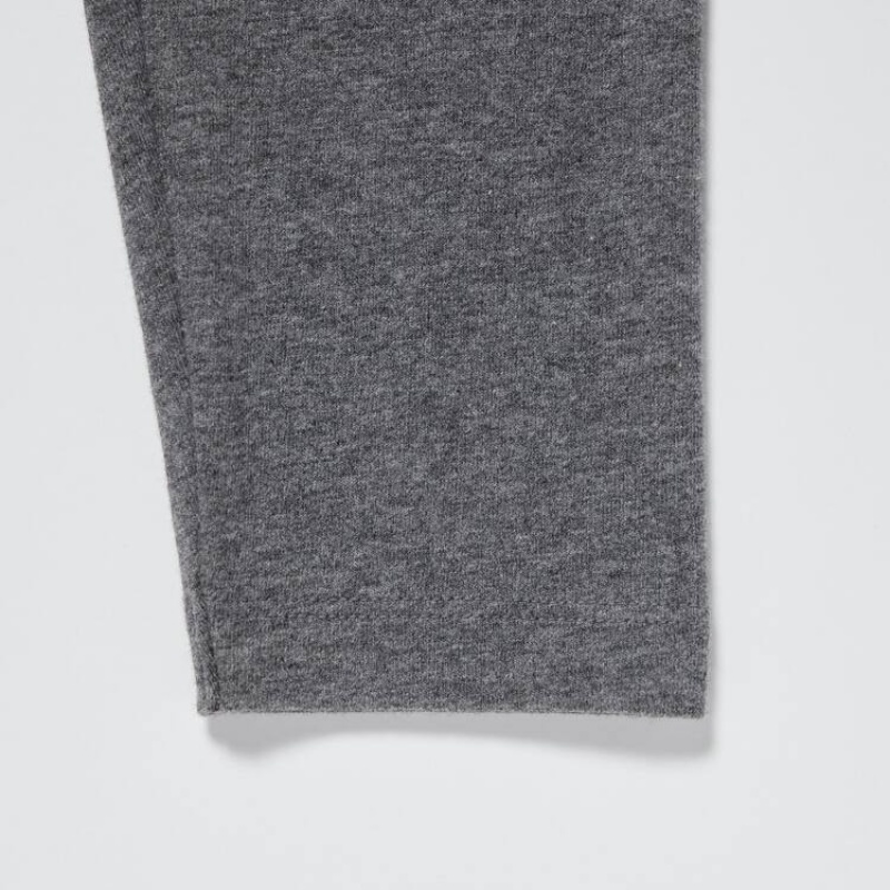 Leggins Uniqlo Algodon Niños Gris Oscuro | 3571BVKLX