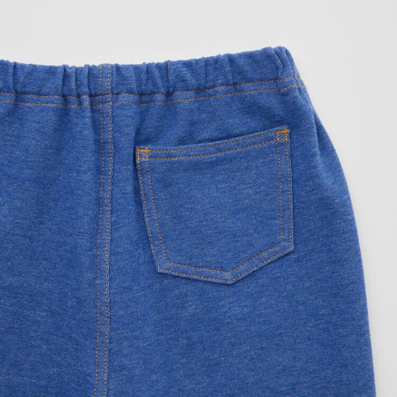 Leggins Uniqlo Denim-like Relaxed Bebe Azules | 1870SCTED