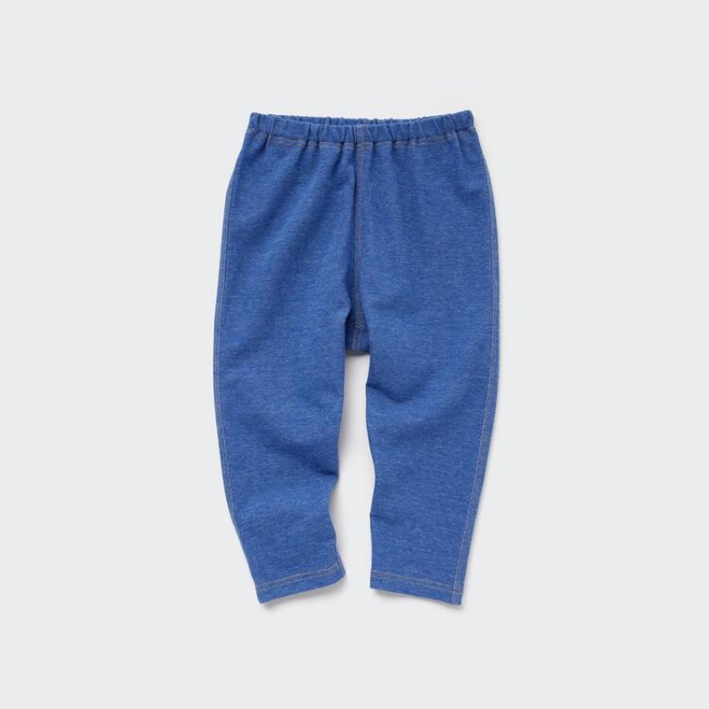 Leggins Uniqlo Denim-like Relaxed Bebe Azules | 1870SCTED