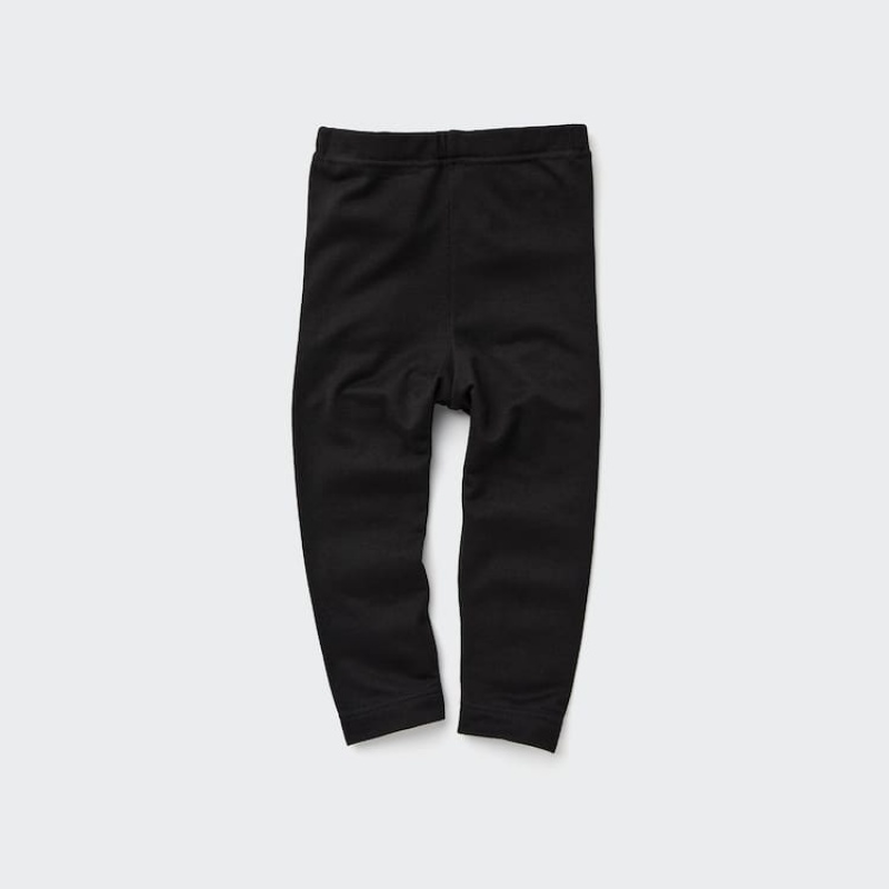 Leggins Uniqlo Heattech Thermal Bebe Negras | 2805NKJYE