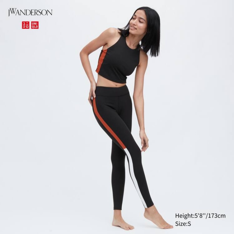 Leggins Uniqlo Jw Anderson Airism Uv Protection Soft Mujer Negras | 1945UTIVG