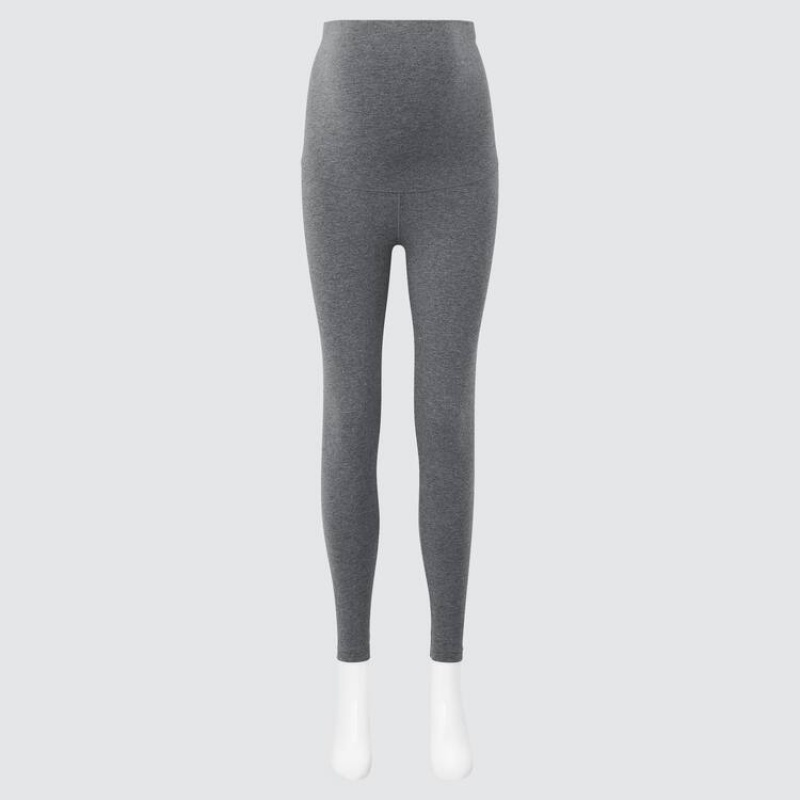 Leggins Uniqlo Maternity Mujer Gris Oscuro | 6497ZNFGX