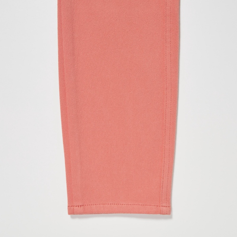 Leggins Uniqlo Ultra Stretch High Rise Cropped Mujer Rosas | 0156WGALR