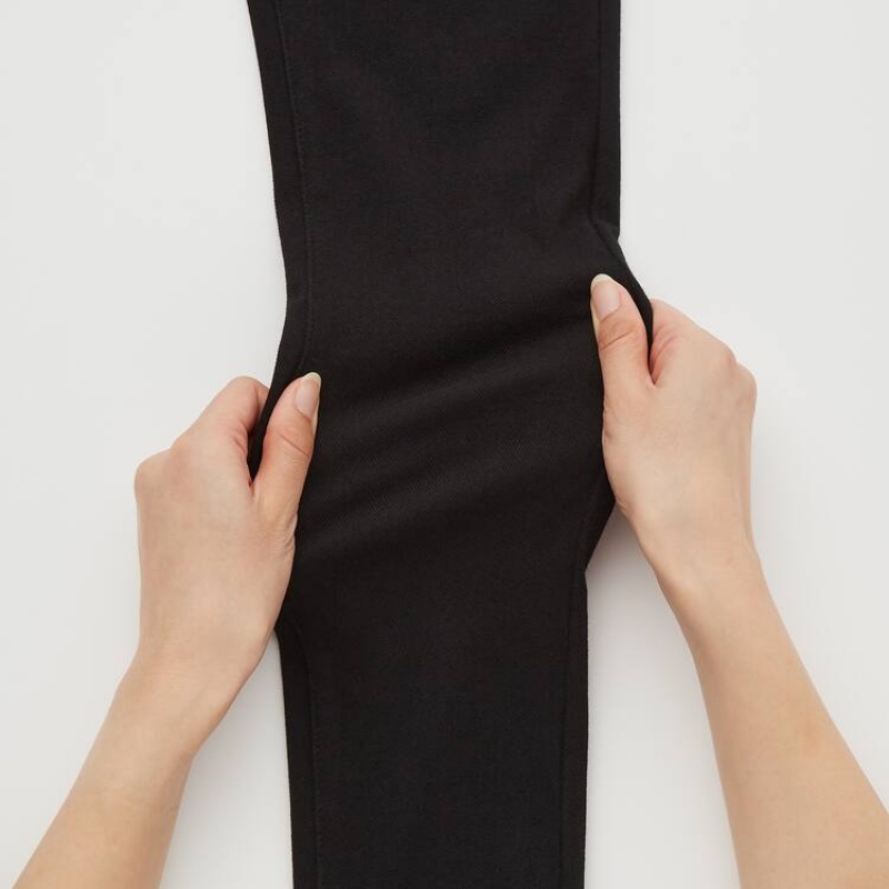 Leggins Uniqlo Ultra Stretch Maternity Mujer Negras | 8792FSHPG