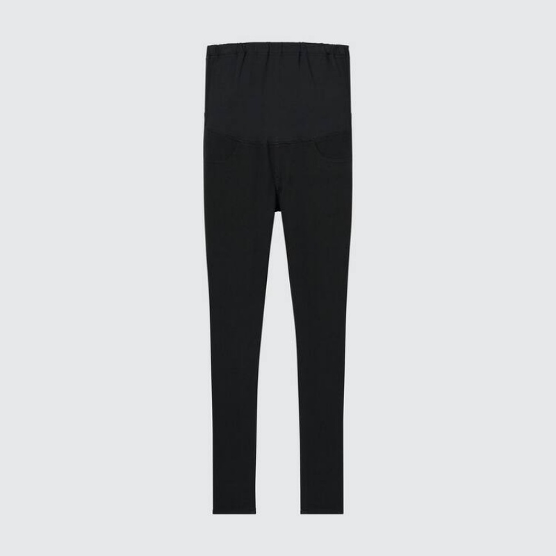 Leggins Uniqlo Ultra Stretch Maternity Mujer Negras | 0572VDEHW