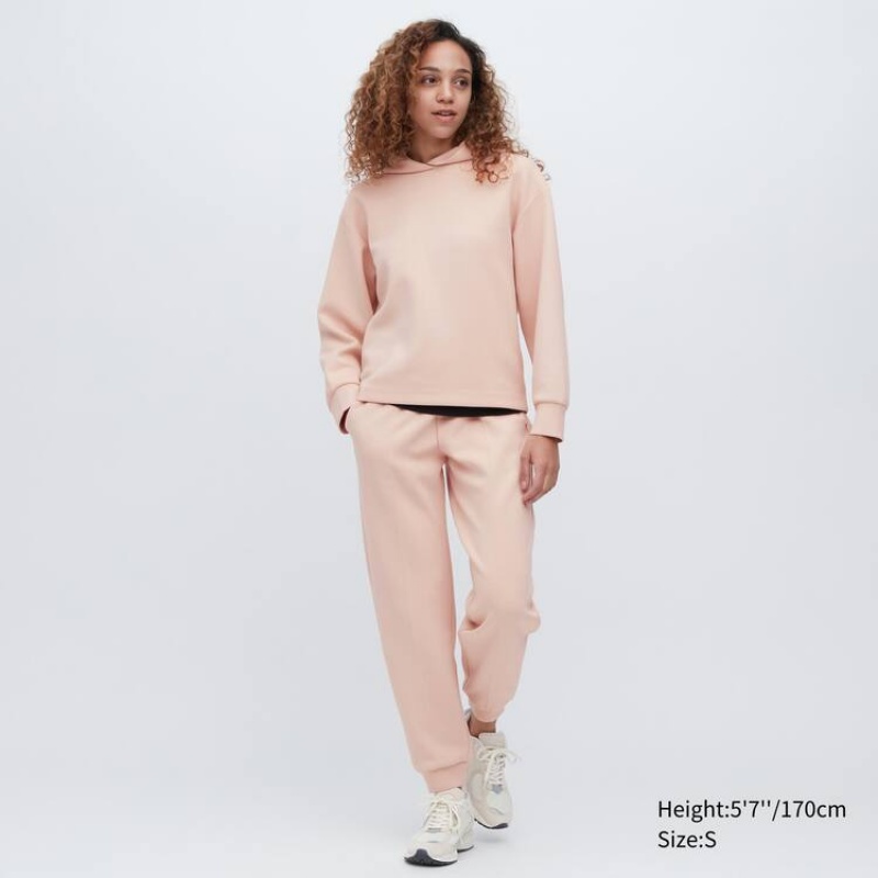 Pantalones Jogger Uniqlo Dry Sweat Mujer Rosas | 2976RADIN