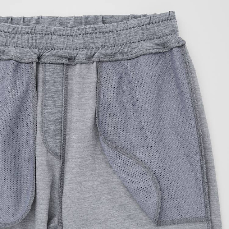 Pantalones Jogger Uniqlo Ultra Stretch Active Niños Gris | 5318AFUPO