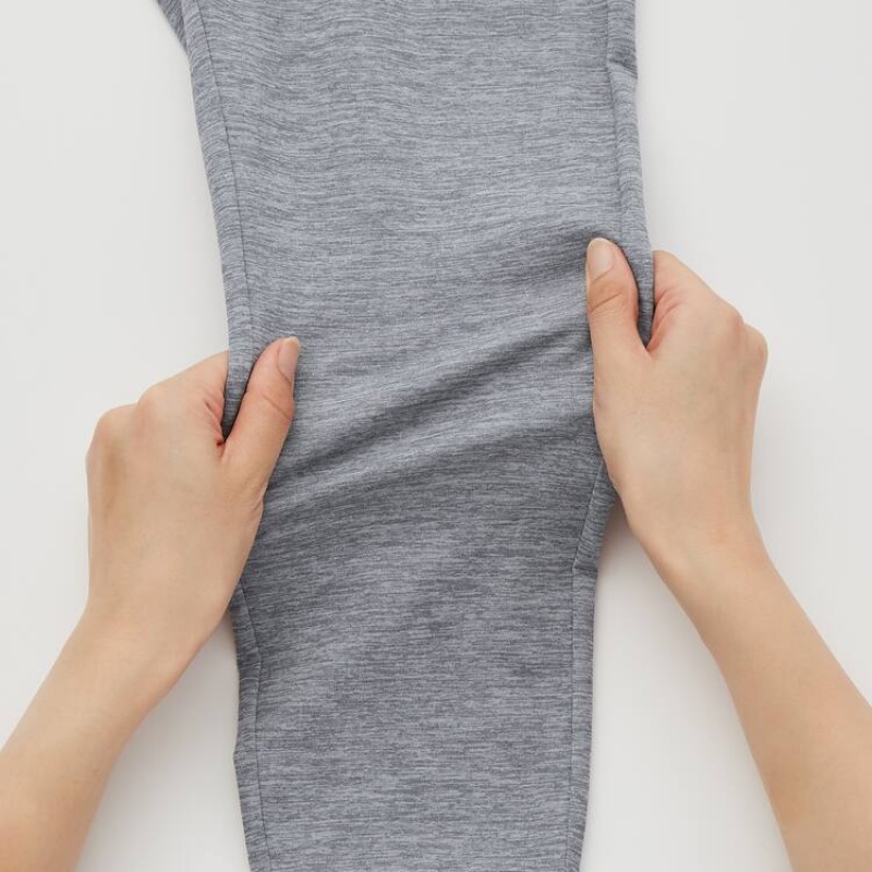 Pantalones Jogger Uniqlo Ultra Stretch Active Niños Gris | 5318AFUPO