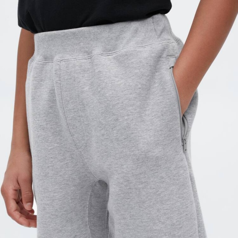 Pantalones Jogger Uniqlo Ultra Stretch Dry Niños Gris | 2640XVURI