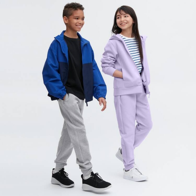 Pantalones Jogger Uniqlo Ultra Stretch Dry Niños Gris | 2640XVURI