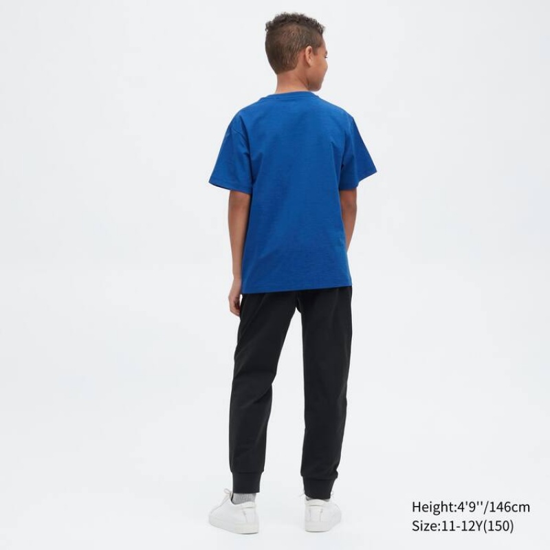 Pantalones Jogger Uniqlo Ultra Stretch Dry-ex Active Niños Negras | 4319OSVYI