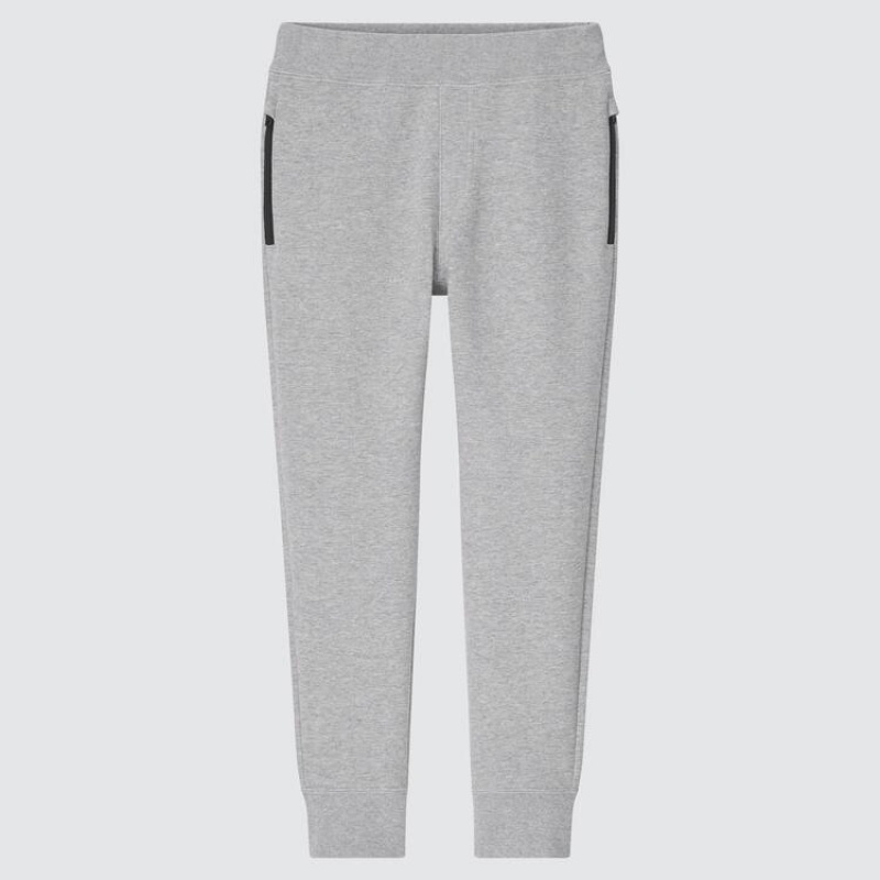 Pantalones Jogger Uniqlo Ultra Stretch Dry Niños Gris | 5943HIYBJ