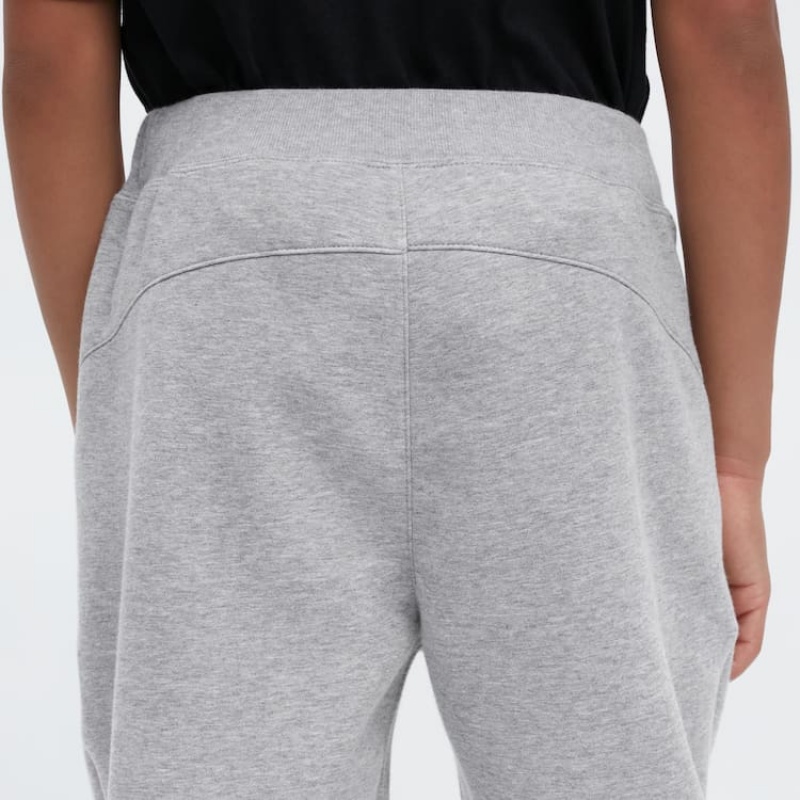 Pantalones Jogger Uniqlo Ultra Stretch Dry Niños Gris | 7948GAWZP