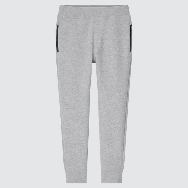 Pantalones Jogger Uniqlo Ultra Stretch Dry Niños Gris | 6238BDUZQ