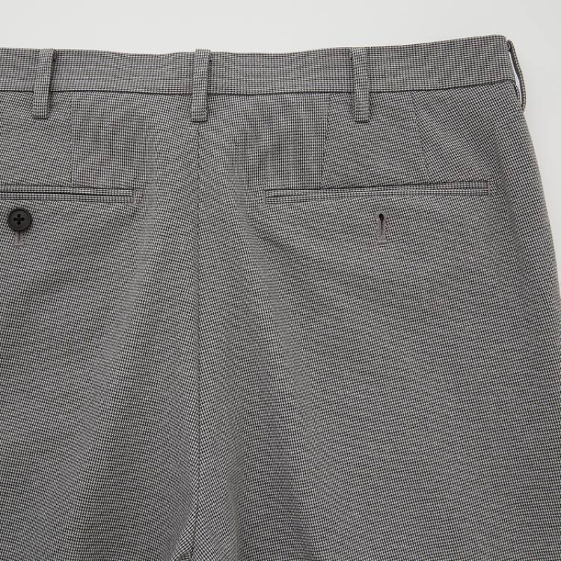 Pantalones Uniqlo Airsense Ultra Light Houndstooth Hombre Gris | 6145HEOTF