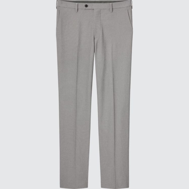 Pantalones Uniqlo Airsense Ultra Light Houndstooth Hombre Gris | 6145HEOTF