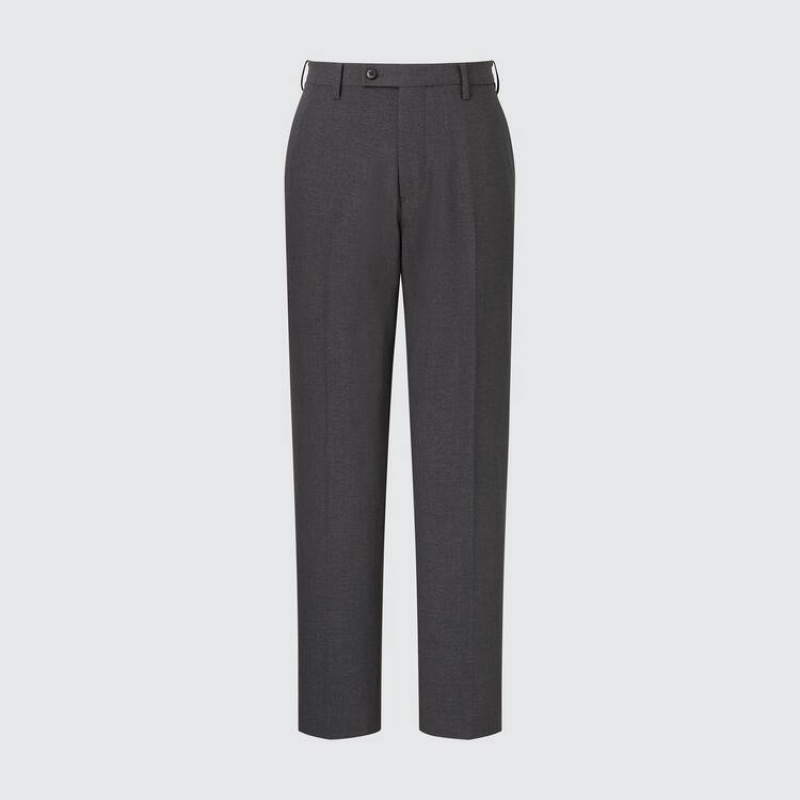 Pantalones Uniqlo Airsense Ultra Light Lana-look Hombre Gris Oscuro | 0697JSBWQ