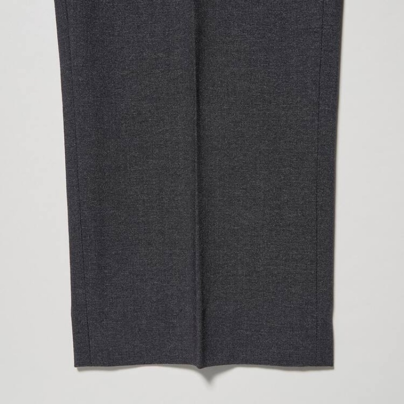 Pantalones Uniqlo Airsense Ultra Light Lana-look Hombre Gris Oscuro | 0697JSBWQ