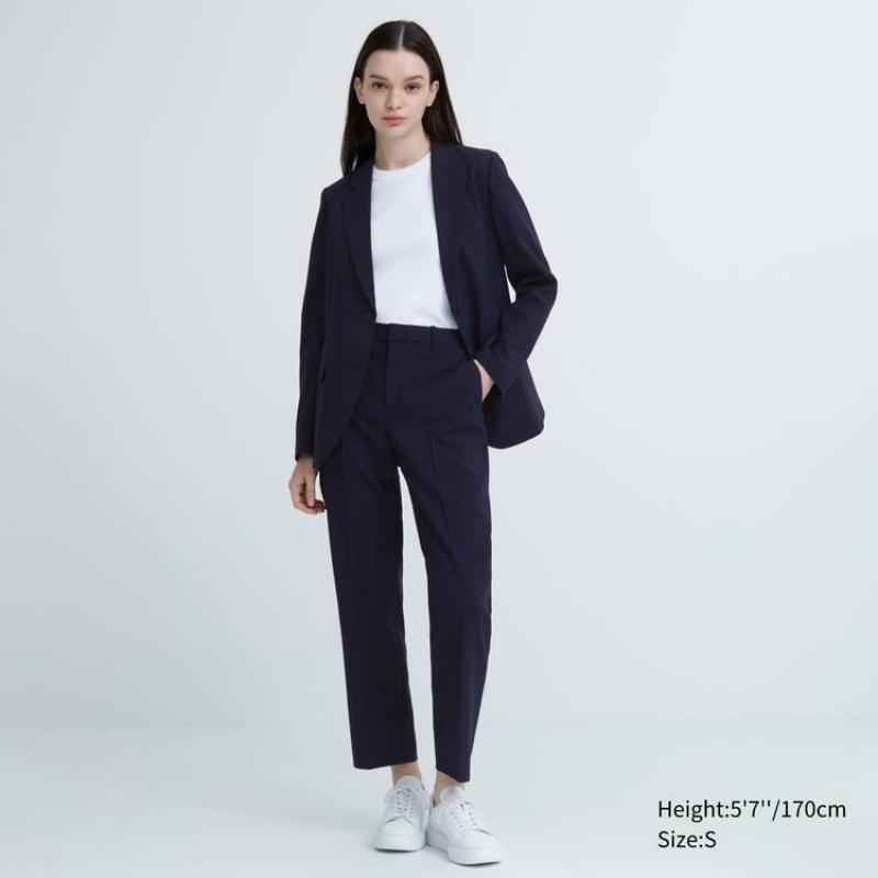 Pantalones Uniqlo Airsense Ultra Light Mujer Azul Marino | 2068PTSMB