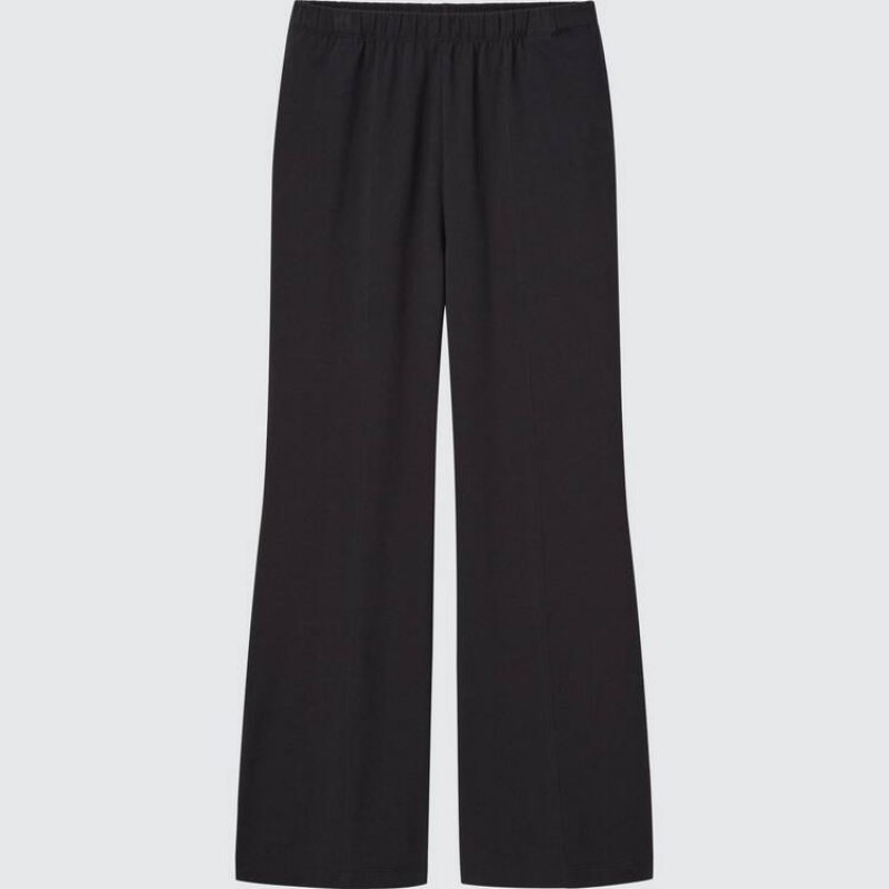 Pantalones Uniqlo Flared Mujer Negras | 5073BNHVD