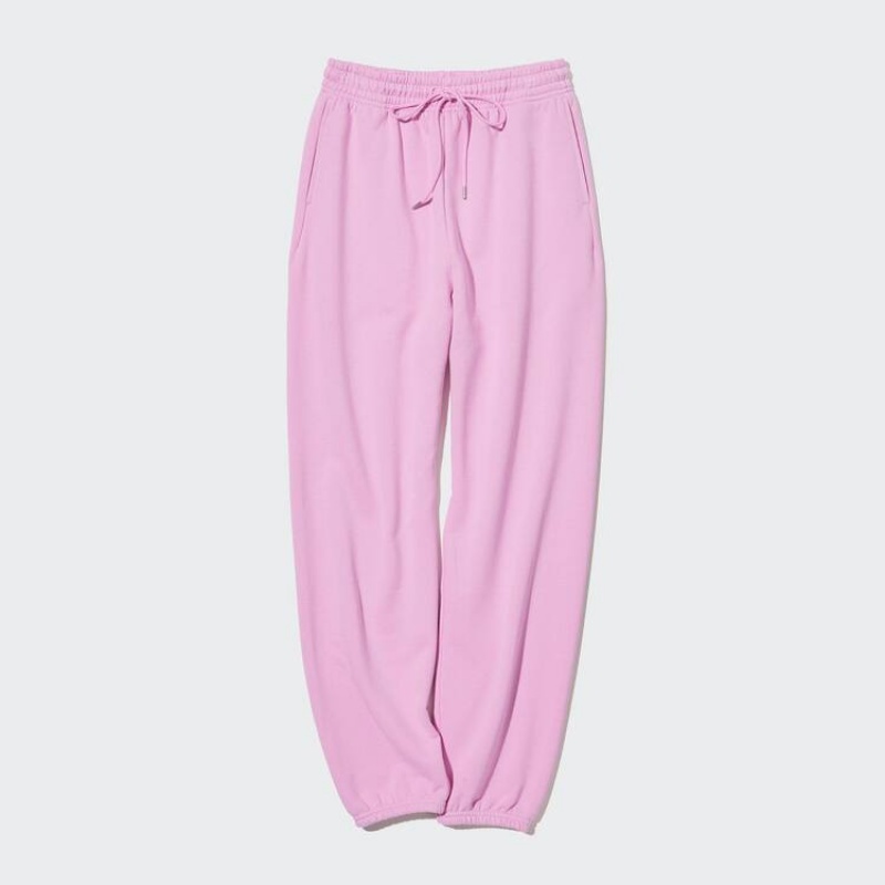 Pantalones Uniqlo Joggers Mujer Rosas | 9712FGCLM