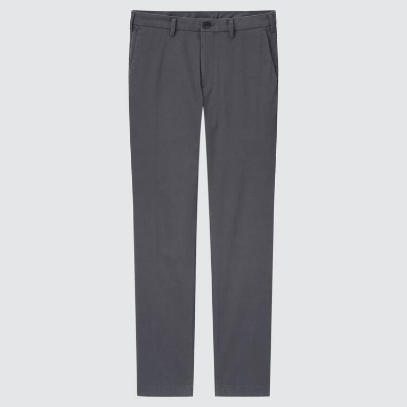 Pantalones Uniqlo Slim Fit Chinos Hombre Gris | 4539IPJED