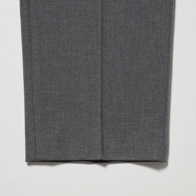 Pantalones Uniqlo Smart Ankle Length (Long) Hombre Gris | 1364IZJGY