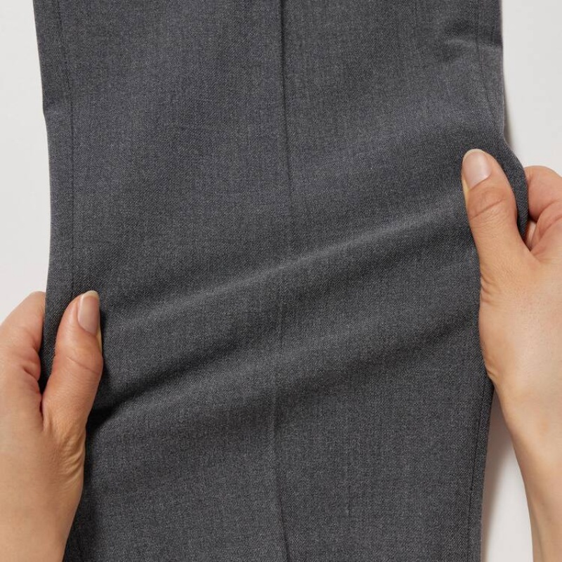 Pantalones Uniqlo Smart Ankle Length (Long) Hombre Gris | 1364IZJGY