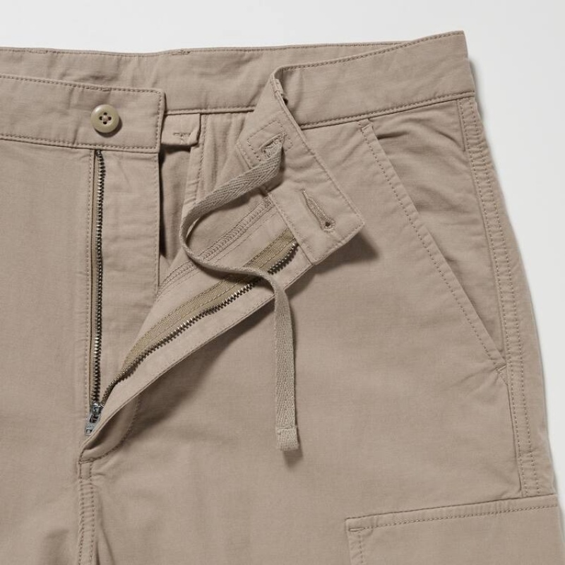 Pantalones Uniqlo Utility Cargo Hombre Beige | 3651KVCEL