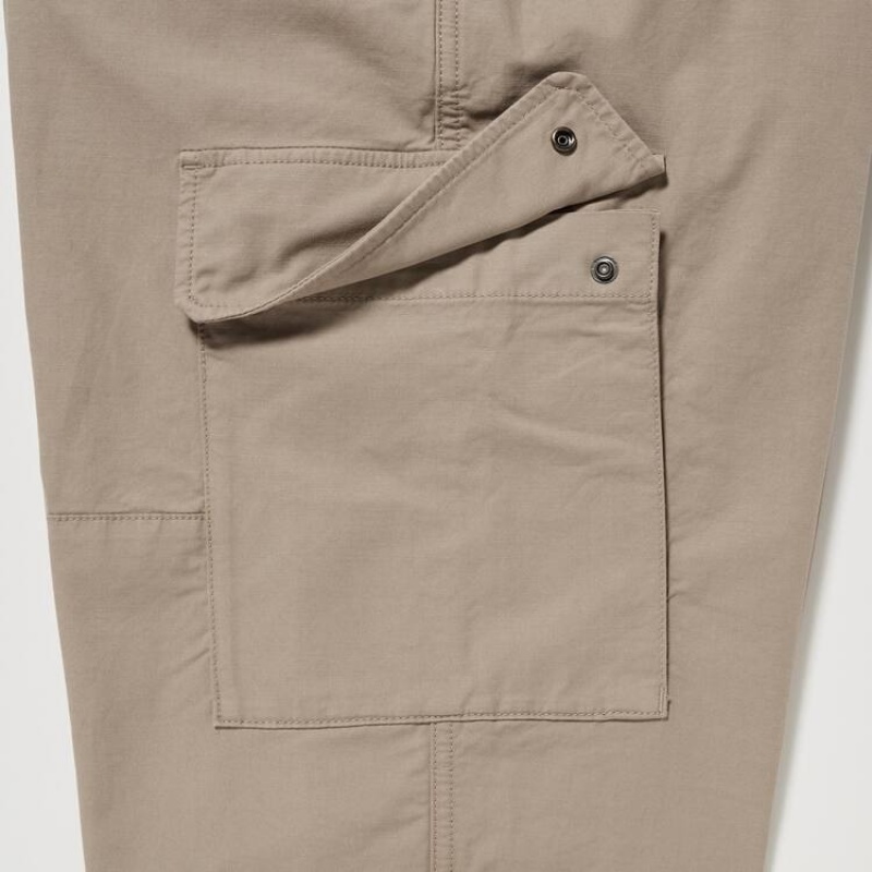 Pantalones Uniqlo Utility Cargo Hombre Beige | 3651KVCEL