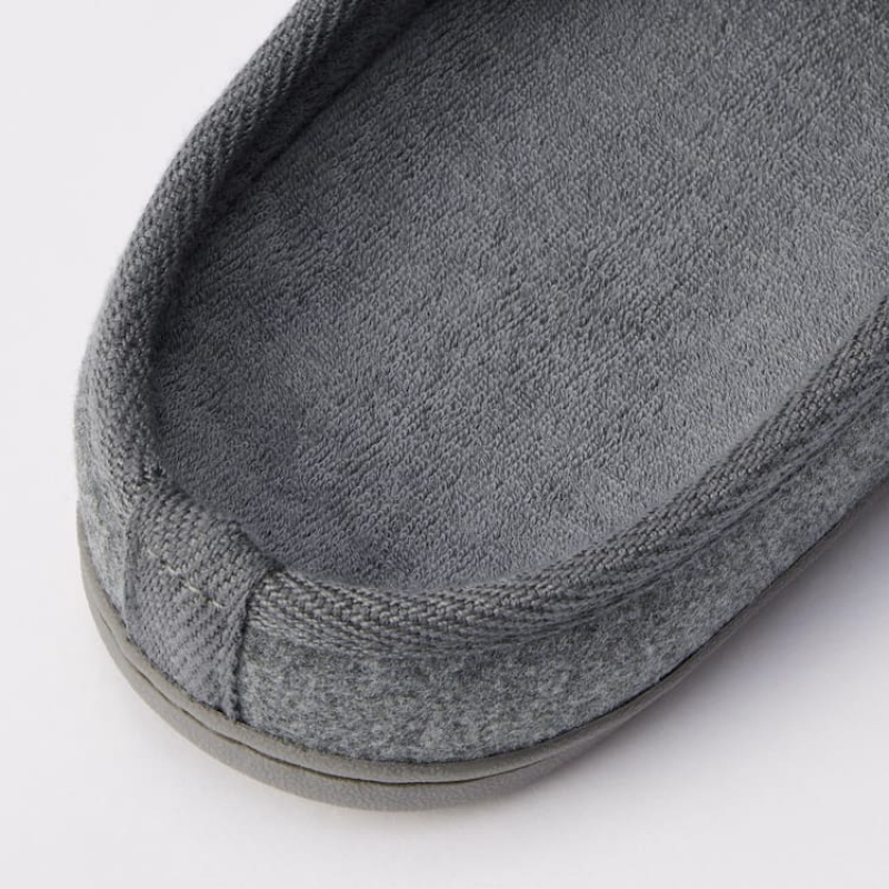 Pantuflas Uniqlo Washable Hombre Gris Oscuro | 8607BOESC