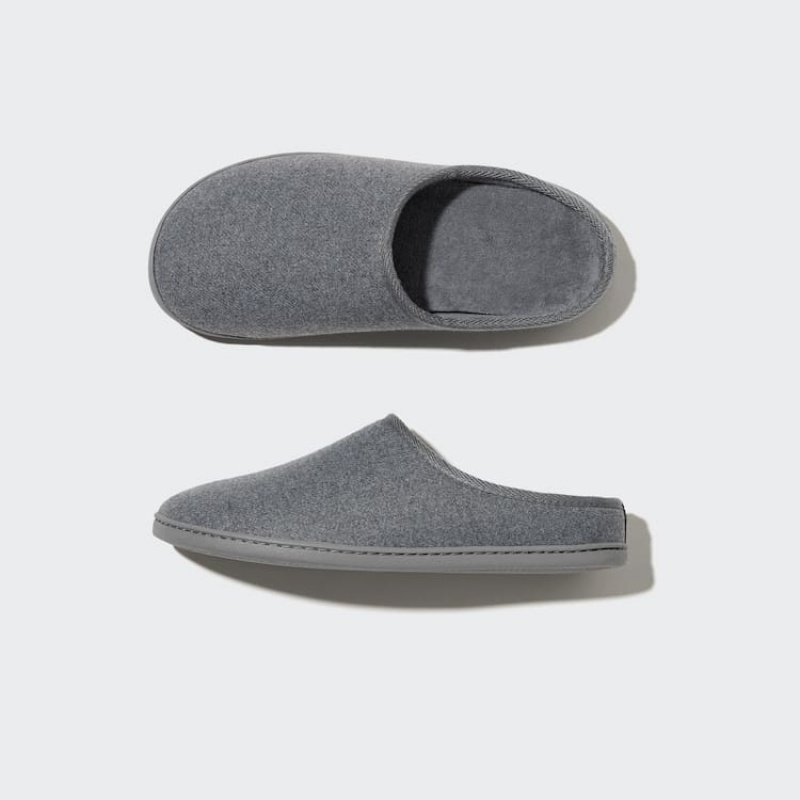 Pantuflas Uniqlo Washable Hombre Gris Oscuro | 8607BOESC