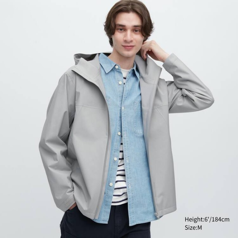 Parka Uniqlo Blocktech 3d Cut Hombre Gris | 1532CTNYM