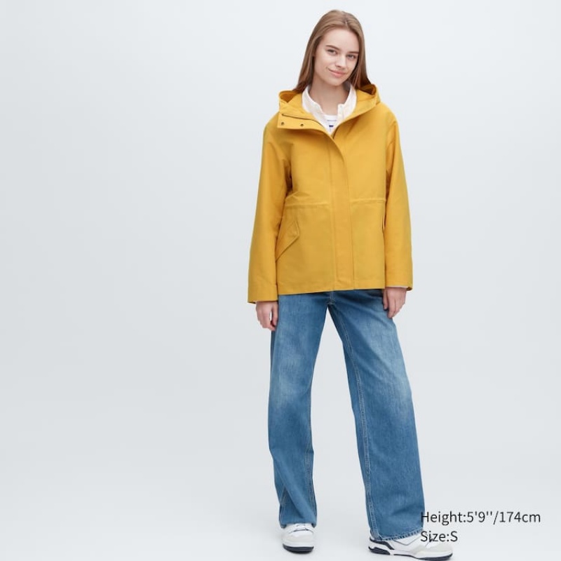 Parka Uniqlo Utility Mujer Amarillo | 7130VHGOE